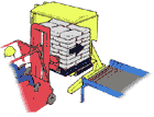 Palletless loading illustration a