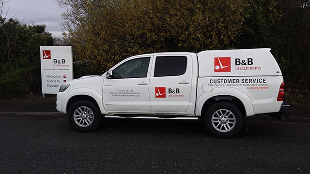 Servicing van
