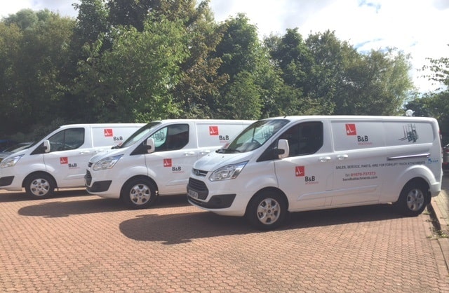 Servicing vans